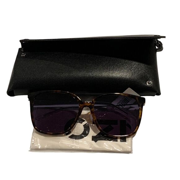 NEW Kenzo Sunglasses Authentic KZ 40150I With Case Havana Tiger Brown 53V NWT - Picture 1 of 8
